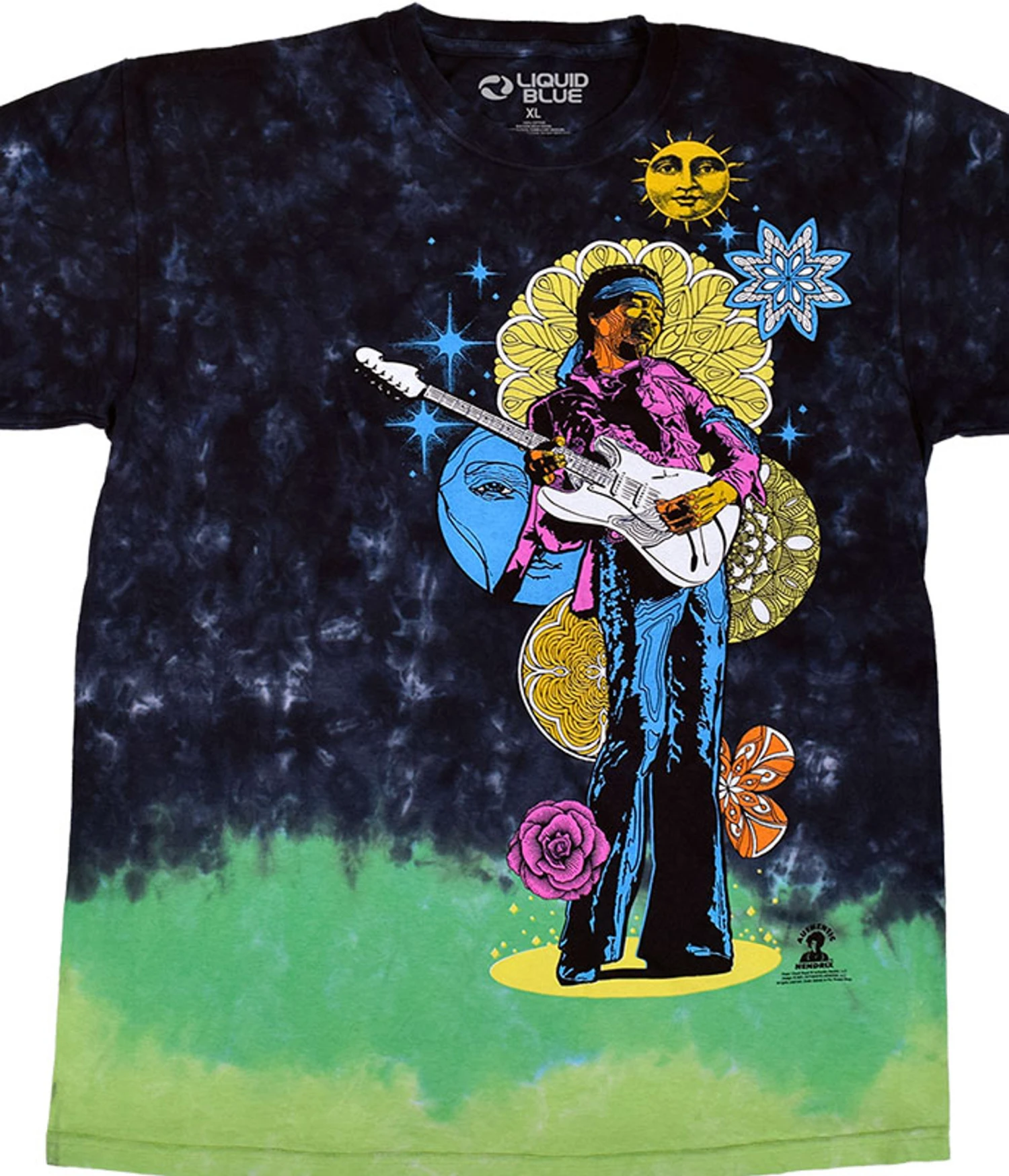 Hendrix Shrooms Tie-Dye T-Shirt 1 Hendrix Shrooms Tie-Dye T-Shirt