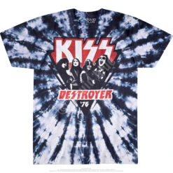KISS Destroyer '76 Tie-Dye T-Shirt 6 KISS Destroyer '76 Tie-Dye T-Shirt -Pink Floyd shop 11981f 59346.1490385285