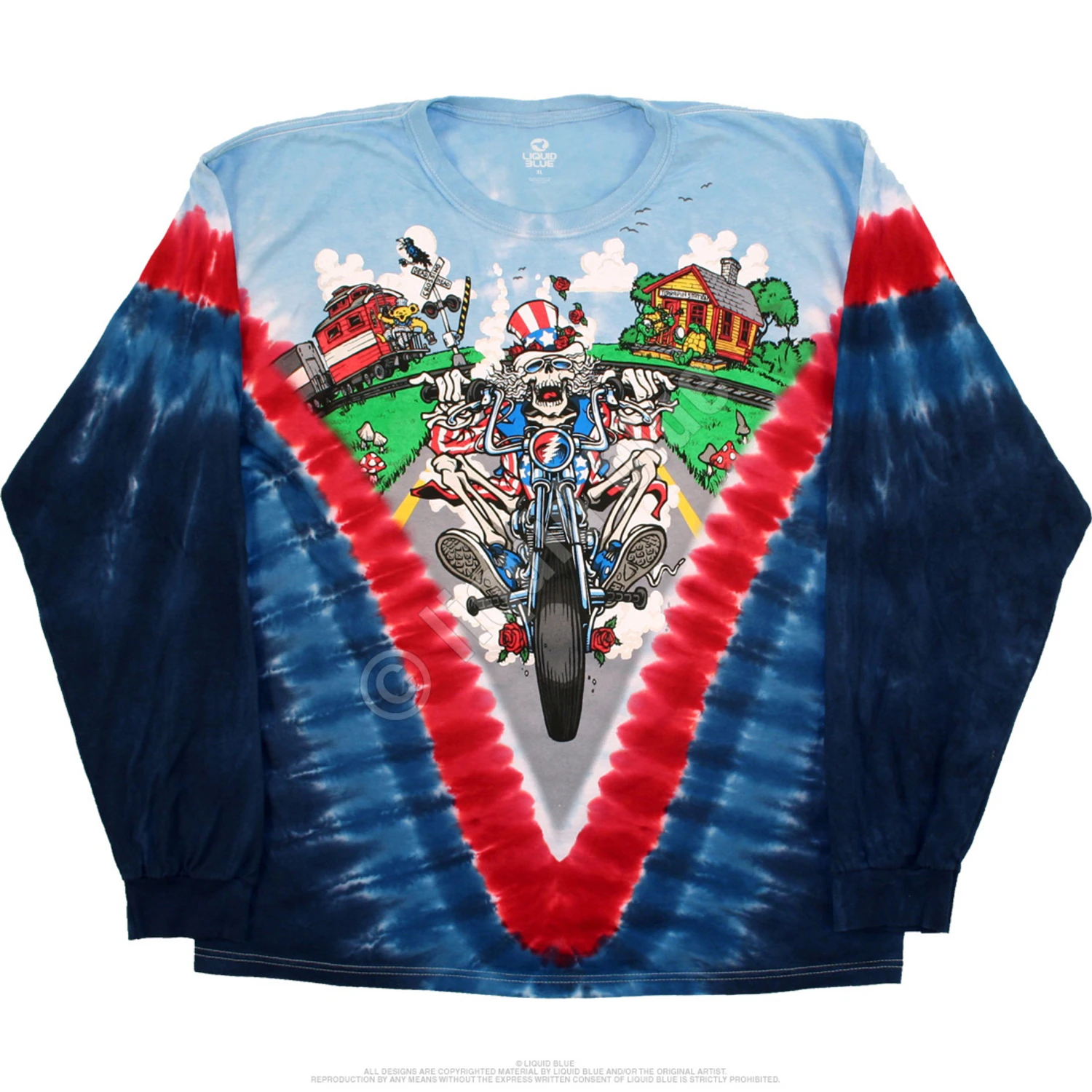 Moto Sam Tie-Dye Long Sleeve T-Shirt 2 Moto Sam Tie-Dye Long Sleeve T-Shirt - Image 2