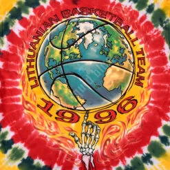 Lithuania Basketball Tie-Dye Long Sleeve T-Shirt -Pink Floyd shop 12356b artwork 89673.1650310396