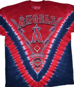 MLB Los Angeles Angels V Tie-Dye T-Shirt