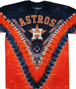 MLB Houston Astros V Tie-Dye T-Shirt