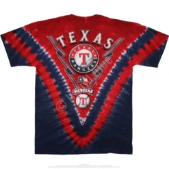 MLB Texas Rangers V Tie-Dye T-Shirt 5 MLB Texas Rangers V Tie-Dye T-Shirt -Pink Floyd shop 19156b 79777.1426884080
