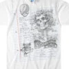 GD Sketch White Athletic T-Shirt