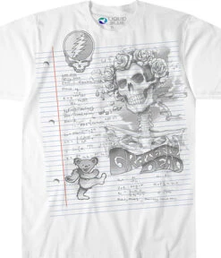 GD Sketch White Athletic T-Shirt