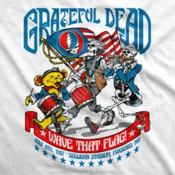 4th Of July White T-Shirt -Pink Floyd shop 21308f artwork 79244.1655139688