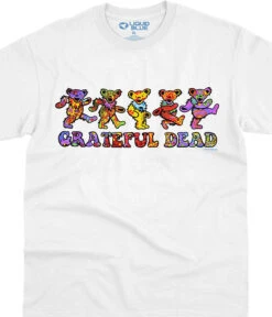 Tie-Dye Bears White T-Shirt