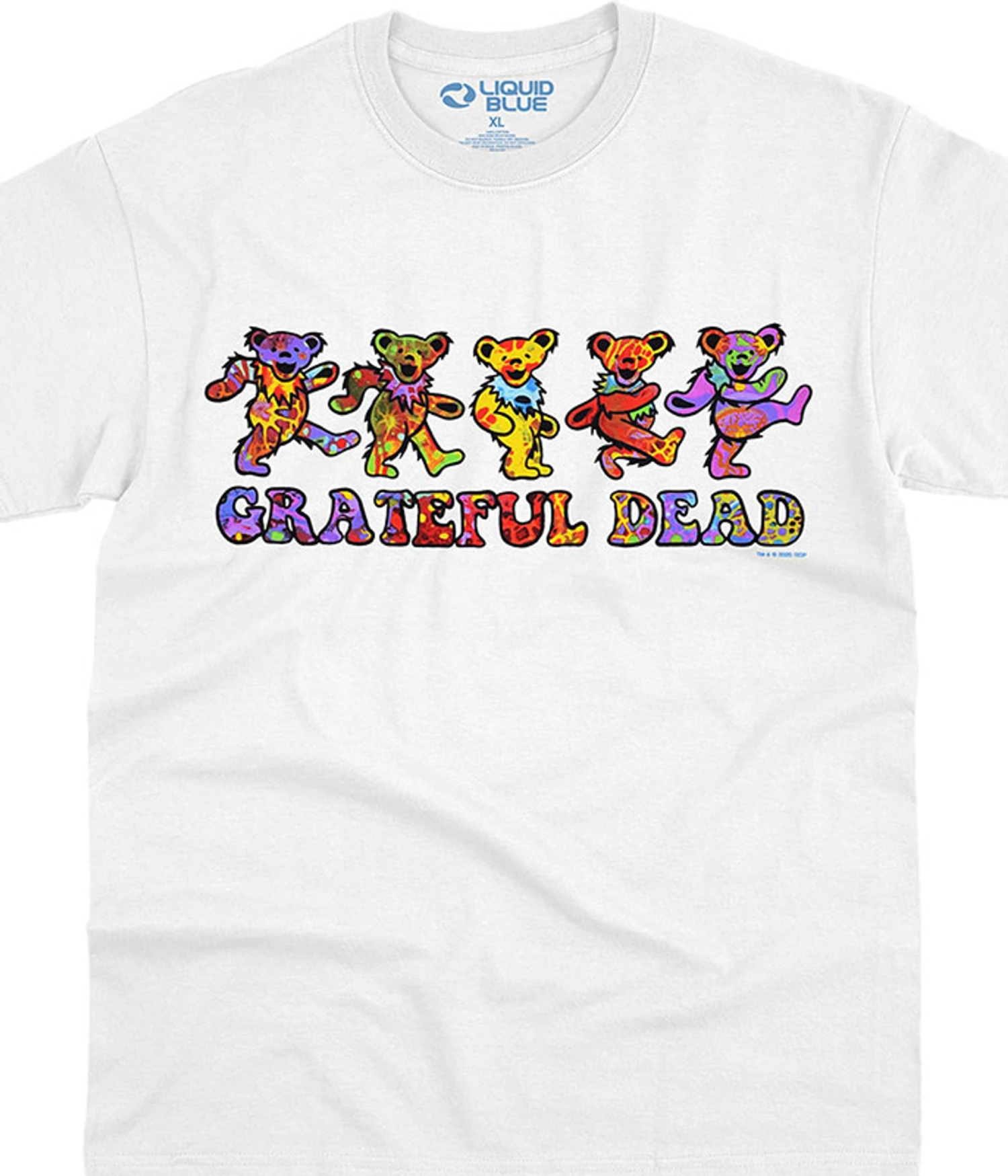 Tie-Dye Bears White T-Shirt 1 Tie-Dye Bears White T-Shirt