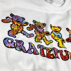 Tie-Dye Bears White T-Shirt 8 Tie-Dye Bears White T-Shirt -Pink Floyd shop 21314f artwork1 35113.1662483856