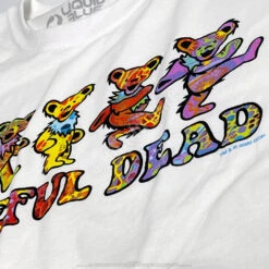 Tie-Dye Bears White T-Shirt 9 Tie-Dye Bears White T-Shirt -Pink Floyd shop 21314f artwork2 97322.1662483859