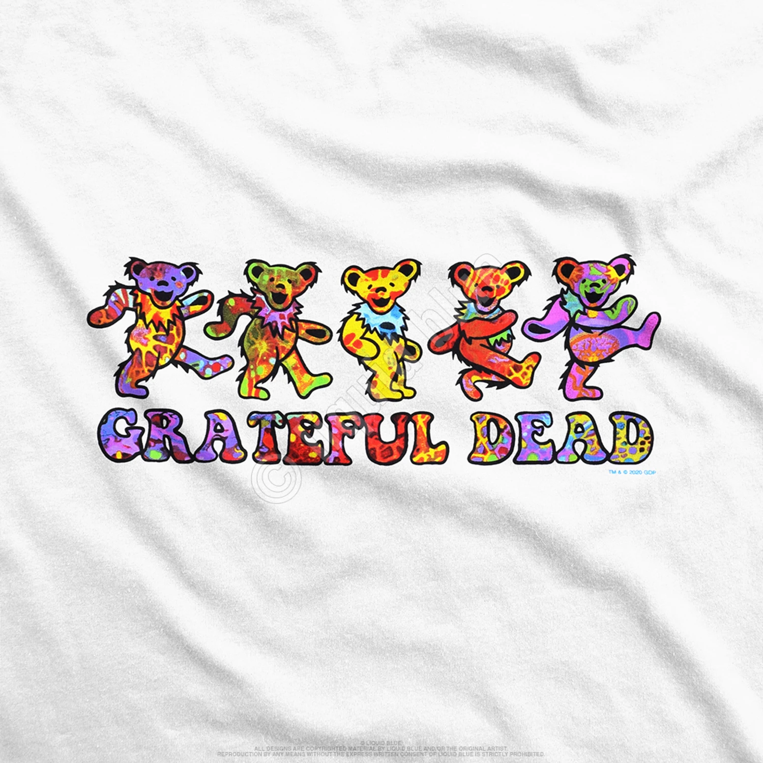 Tie-Dye Bears White T-Shirt 3 Tie-Dye Bears White T-Shirt - Image 3