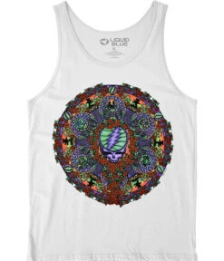 Celtic Mandala White Tank Top T-Shirt