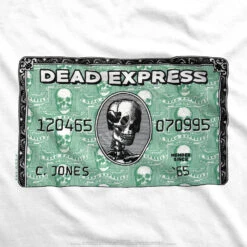 Dead Express White Athletic T-Shirt -Pink Floyd shop 21537f artwork 04771.1576525390