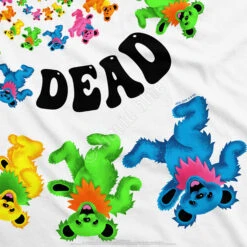 Spiral Bears 3.0 White T-Shirt -Pink Floyd shop 21565f artwork4 51811.1648146821