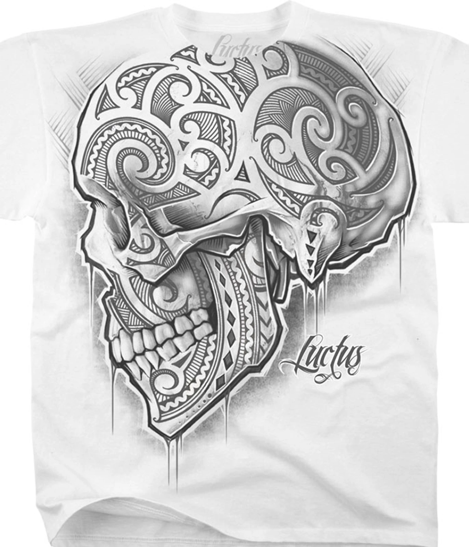 Skull De Luctus White T-Shirt 1 Skull De Luctus White T-Shirt
