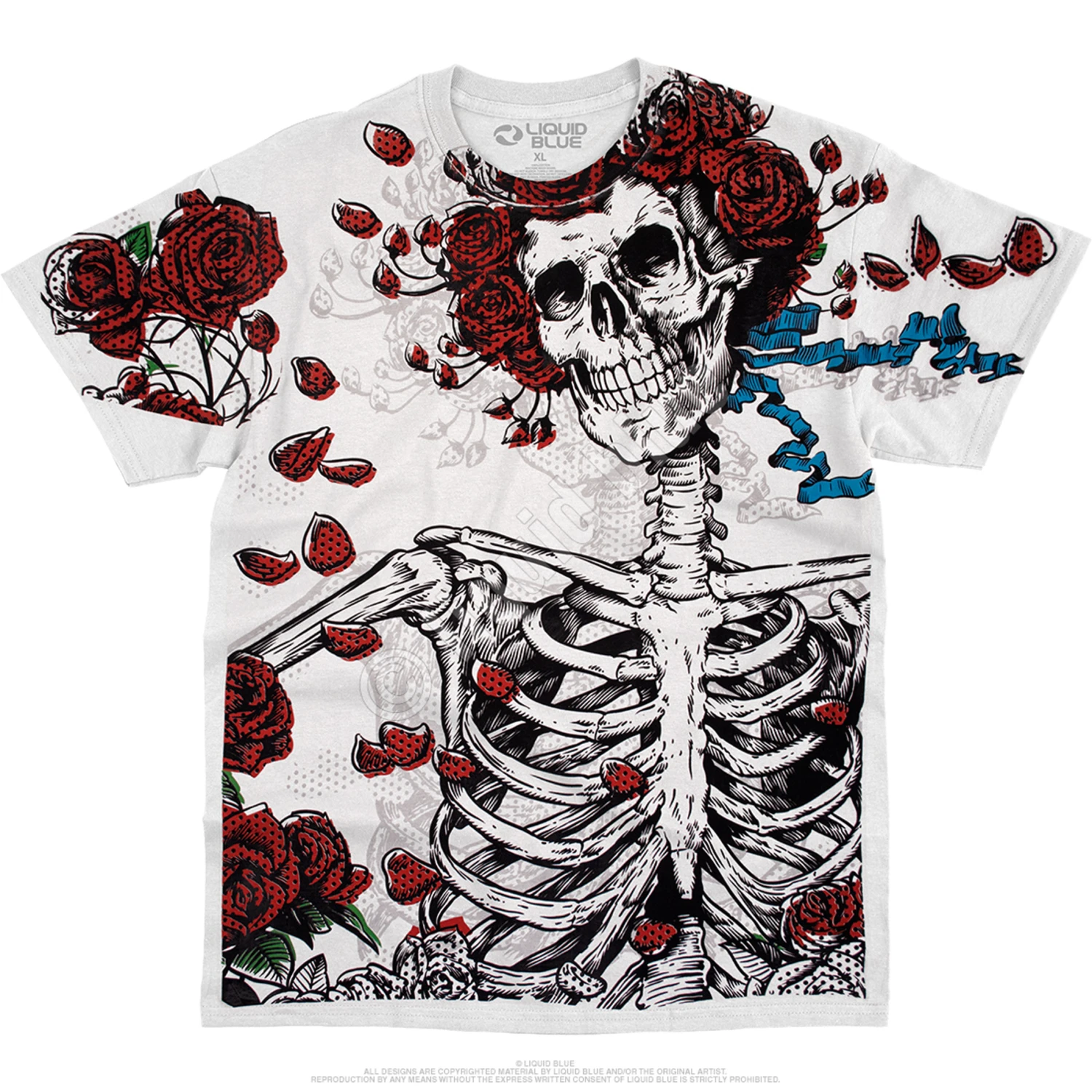 Original Woodcut White T-Shirt 2 Original Woodcut White T-Shirt - Image 2