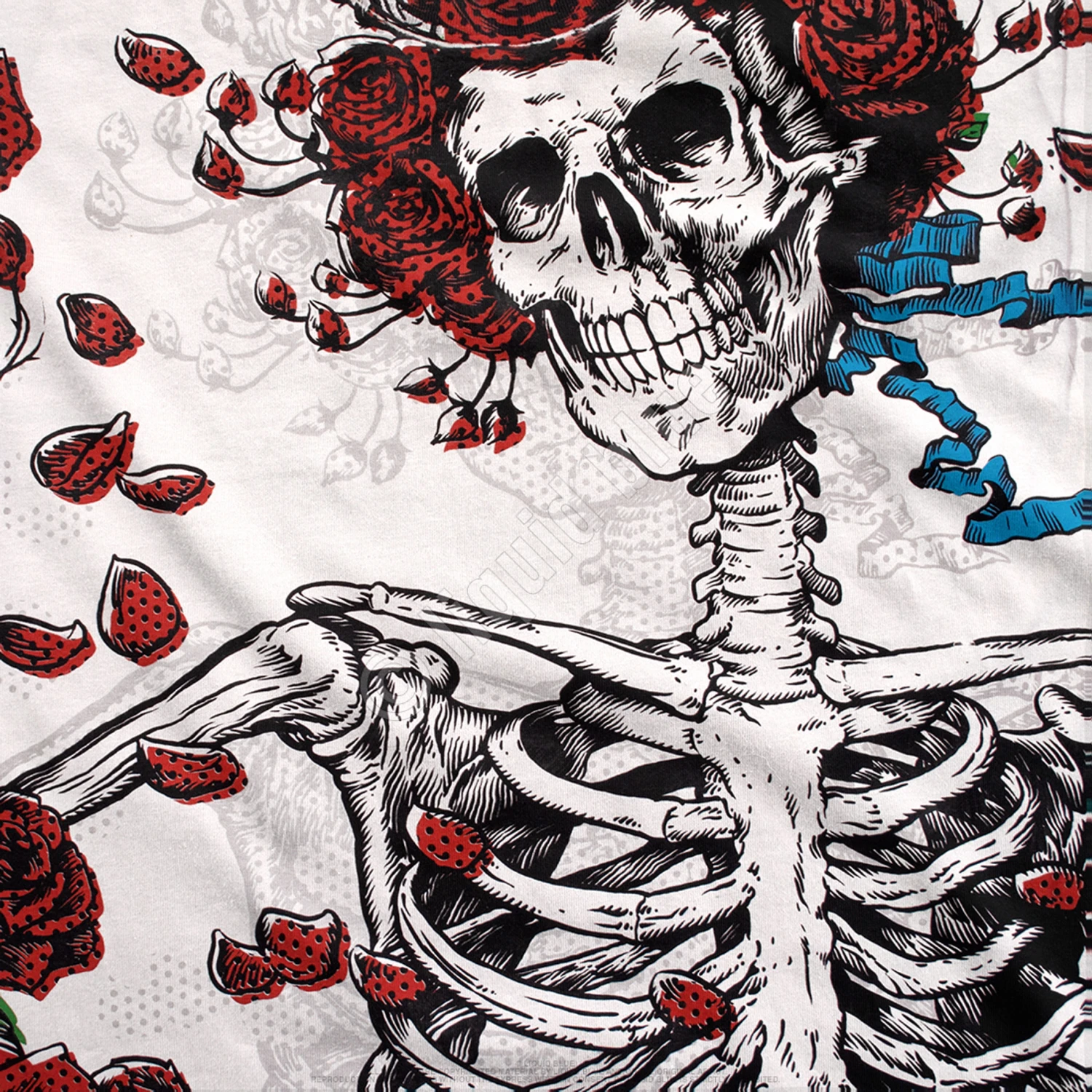 Original Woodcut White T-Shirt 3 Original Woodcut White T-Shirt - Image 3