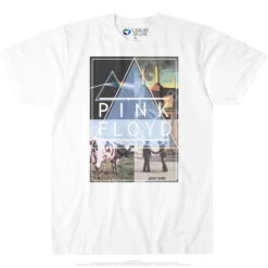Pink Floyd Floyd Classics White Athletic T-Shirt -Pink Floyd shop 21831f 65201.1488831100