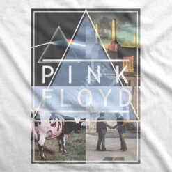 Pink Floyd Floyd Classics White Athletic T-Shirt -Pink Floyd shop 21831f artwork 75086.1488401282