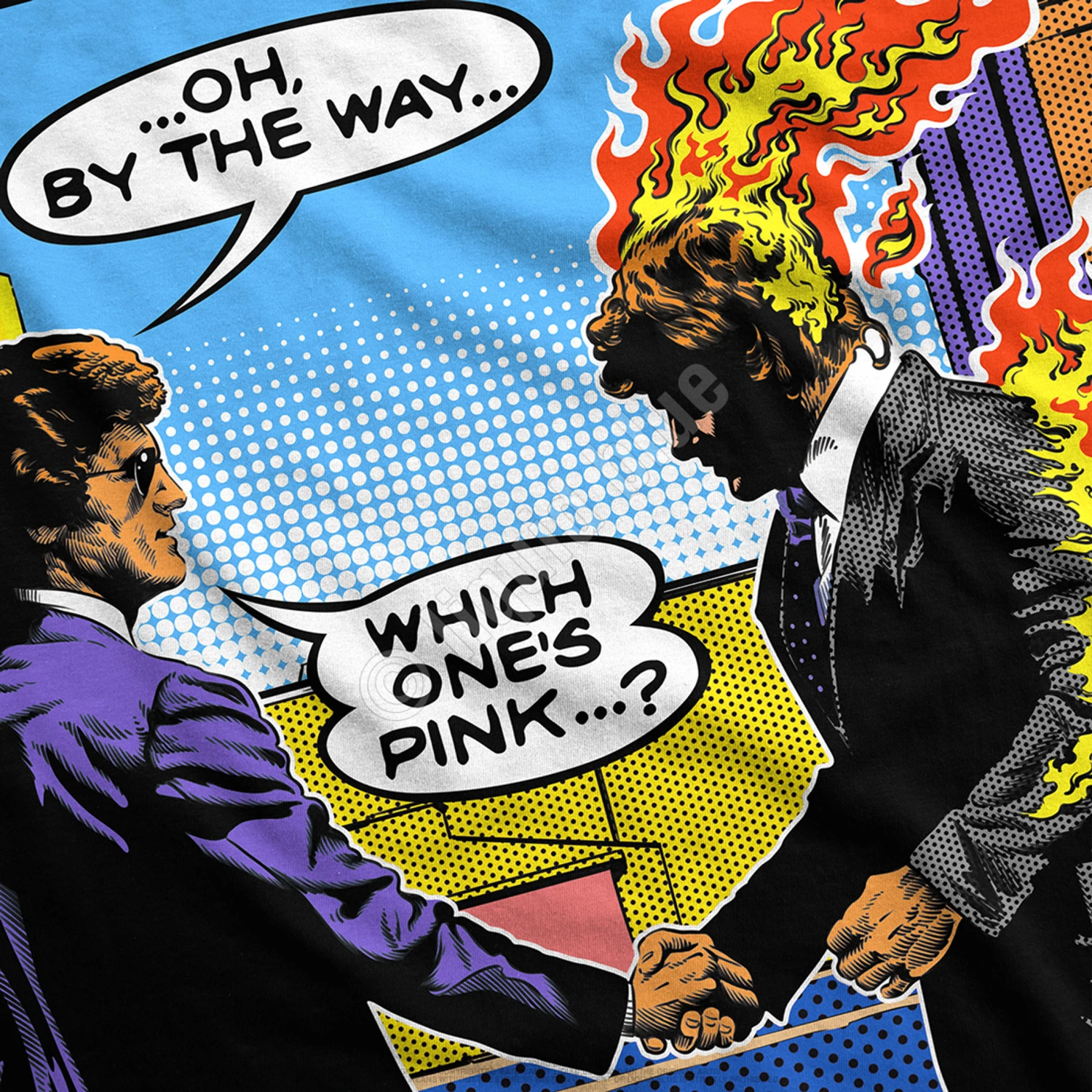 Pink Floyd WYWH Pop Art White T-Shirt 2 Pink Floyd WYWH Pop Art White T-Shirt - Image 2