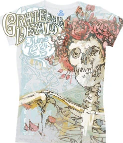 Classic Bertha White Juniors Long Length T-Shirt