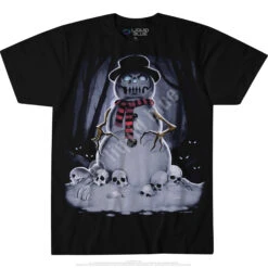 Snowman Black T-Shirt -Pink Floyd shop 31190f 75456.1541539980