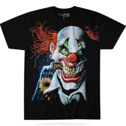 Joker Clown Black T-Shirt -Pink Floyd shop 31206f 37209.1476898508