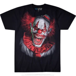 Scary Clown Black T-Shirt -Pink Floyd shop 31215f 86275.1634318232