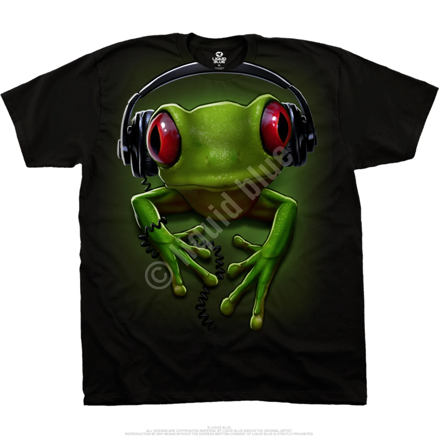 Frog Rock Black T-Shirt 2 Frog Rock Black T-Shirt - Image 2