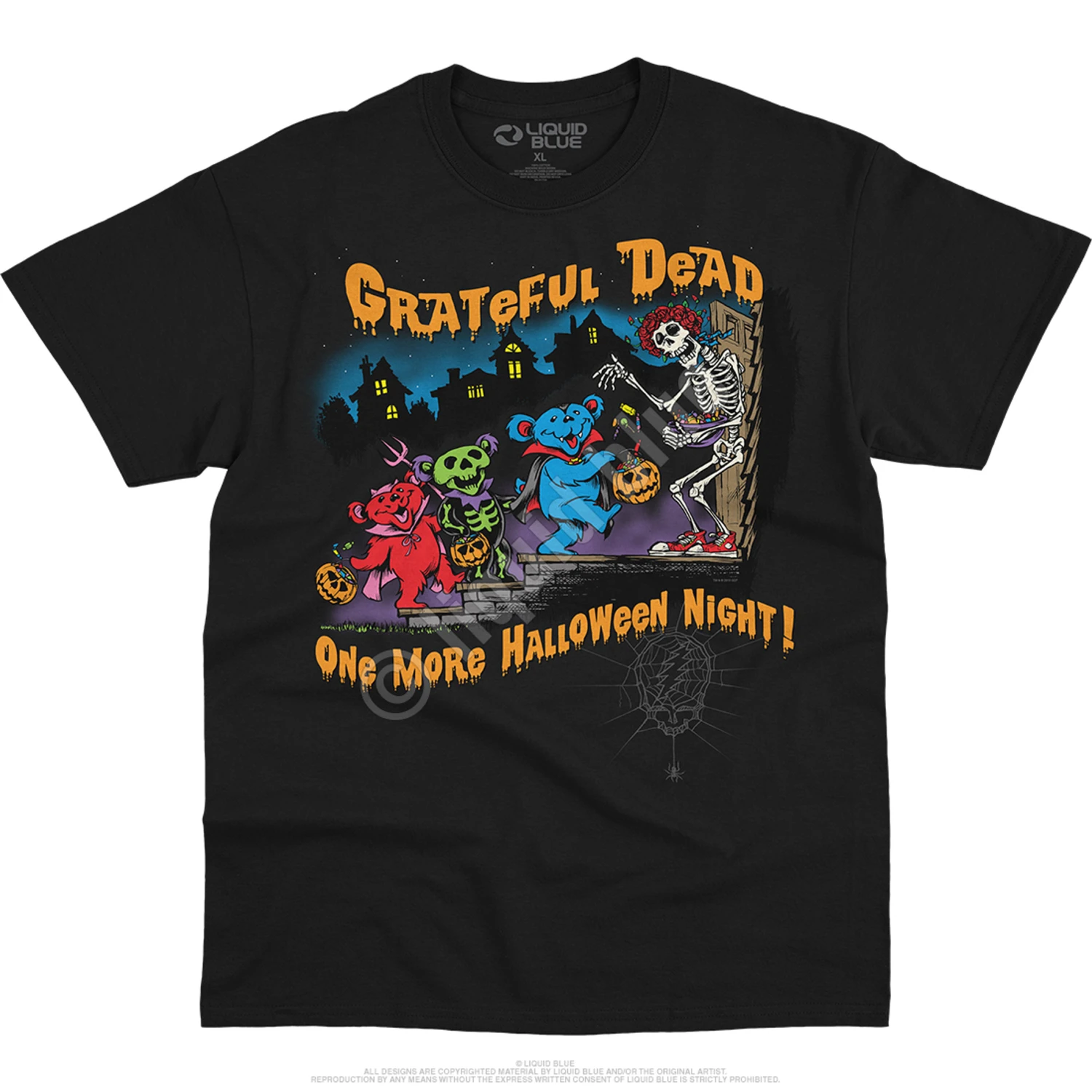 Halloween Night Black T-Shirt 2 Halloween Night Black T-Shirt - Image 2