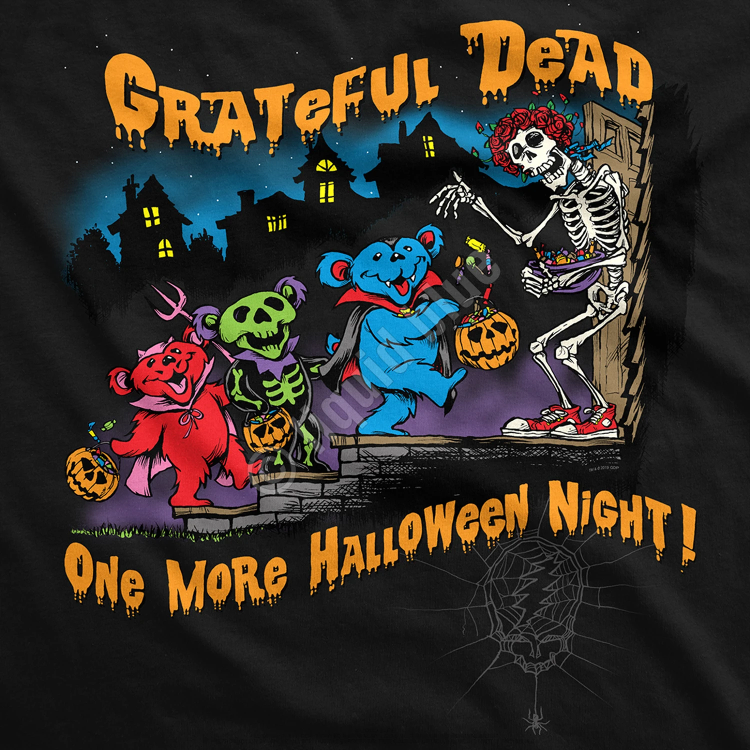 Halloween Night Black T-Shirt 3 Halloween Night Black T-Shirt - Image 3