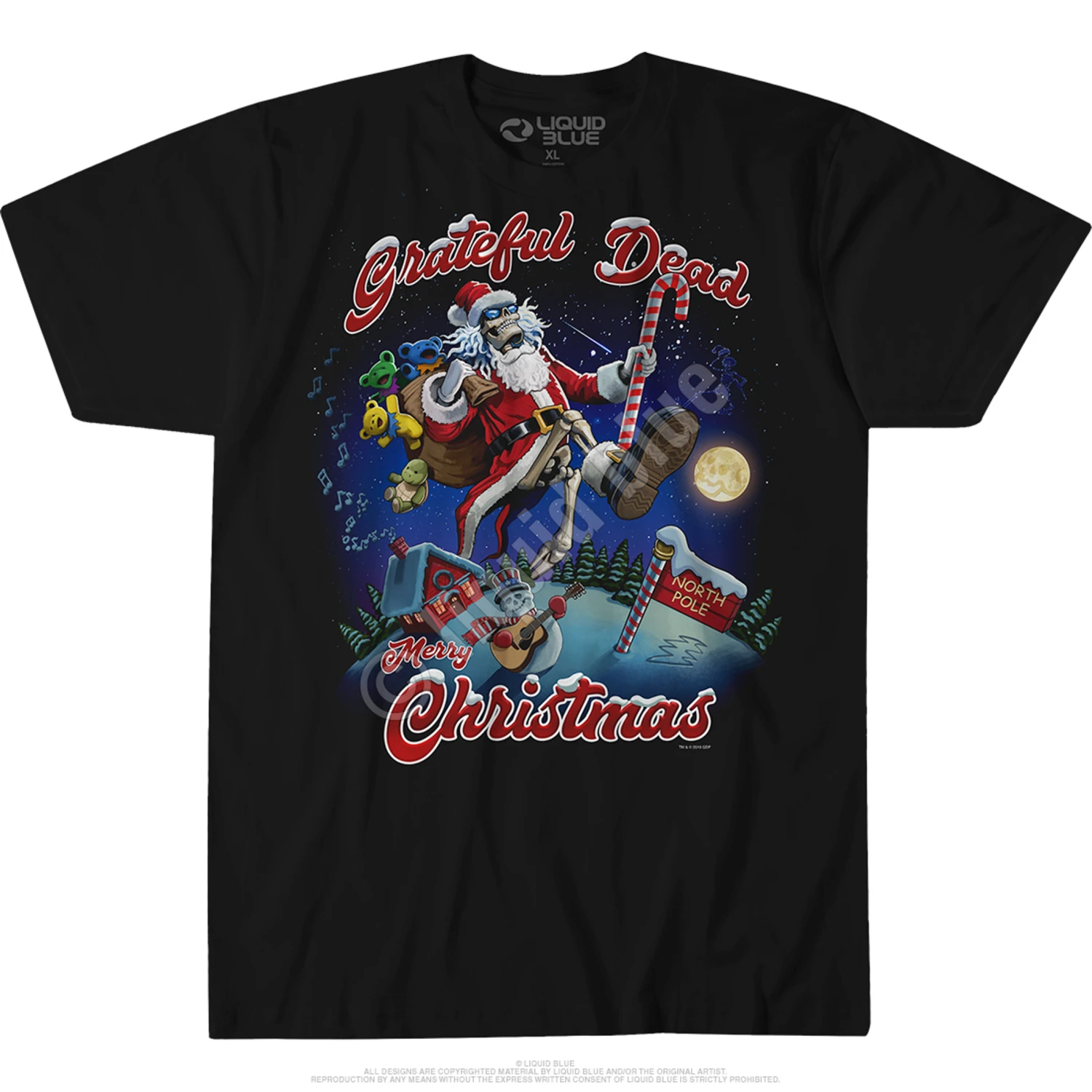 High Steppin Christmas Black T-Shirt 2 High Steppin Christmas Black T-Shirt - Image 2