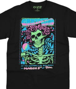 Bertha Blacklight Black T-Shirt