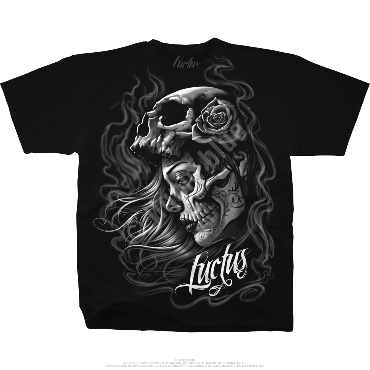 Lady Of The Dead Black T-Shirt 2 Lady Of The Dead Black T-Shirt - Image 2
