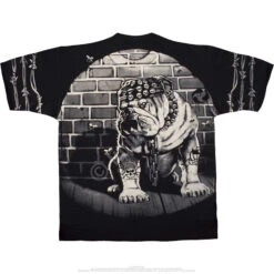 Cats Suck Bulldog Black T-Shirt -Pink Floyd shop 31712b 41044.1632333918