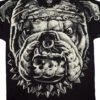 Cats Suck Bulldog Black T-Shirt