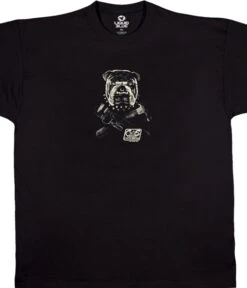 Cats Suck Biker Black T-Shirt