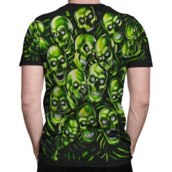 Skull Pile Green Black T-Shirt -Pink Floyd shop 31733b body 30426.1636994830