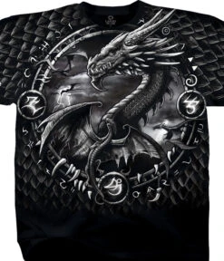 Dragon Dreamcatcher Black T-Shirt