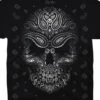 Bandana Skull Black T-Shirt