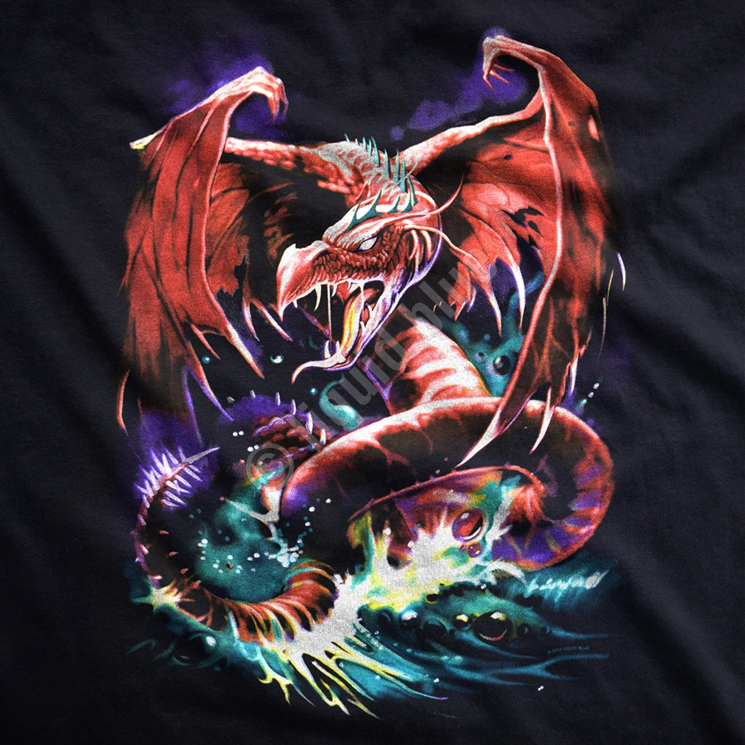 Great Wyrm Black T-Shirt 4 Great Wyrm Black T-Shirt - Image 4