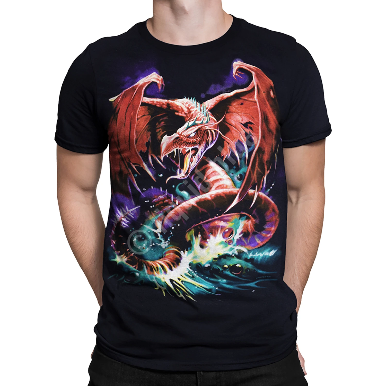 Great Wyrm Black T-Shirt 2 Great Wyrm Black T-Shirt - Image 2
