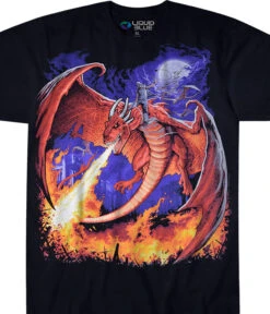 Dragon Fire Black T-Shirt