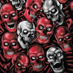 Skull Pile Red Grey Black Athletic T-Shirt 5 Skull Pile Red Grey Black Athletic T-Shirt -Pink Floyd shop 31756f artwork 90394.1602794581