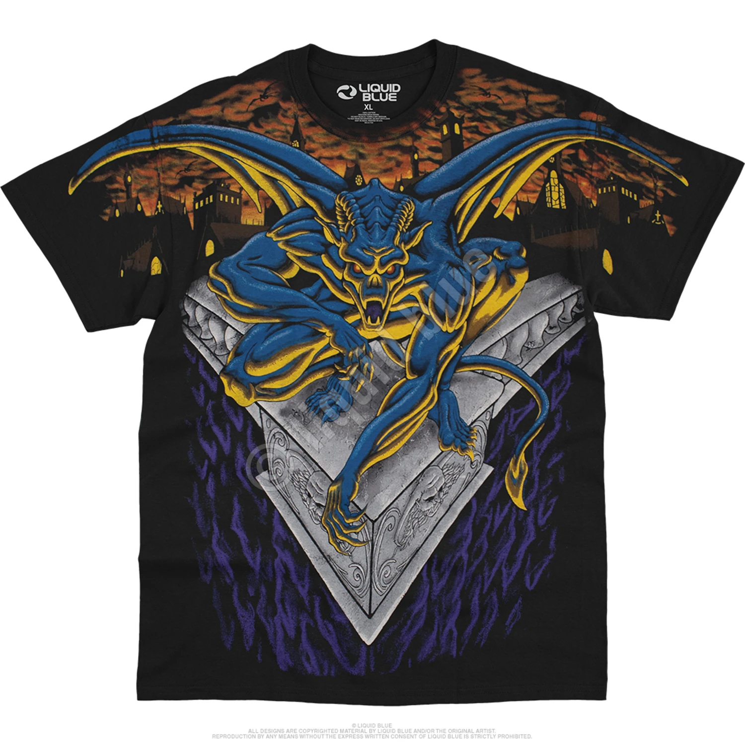 Gargoyle Black T-Shirt 2 Gargoyle Black T-Shirt - Image 2