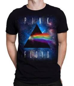 Pink Floyd Dark Side Space Black Athletic T-Shirt