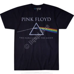 Pink Floyd Classic Floyd Black Poly-Cotton T-Shirt -Pink Floyd shop 31803f 21656.1488401292