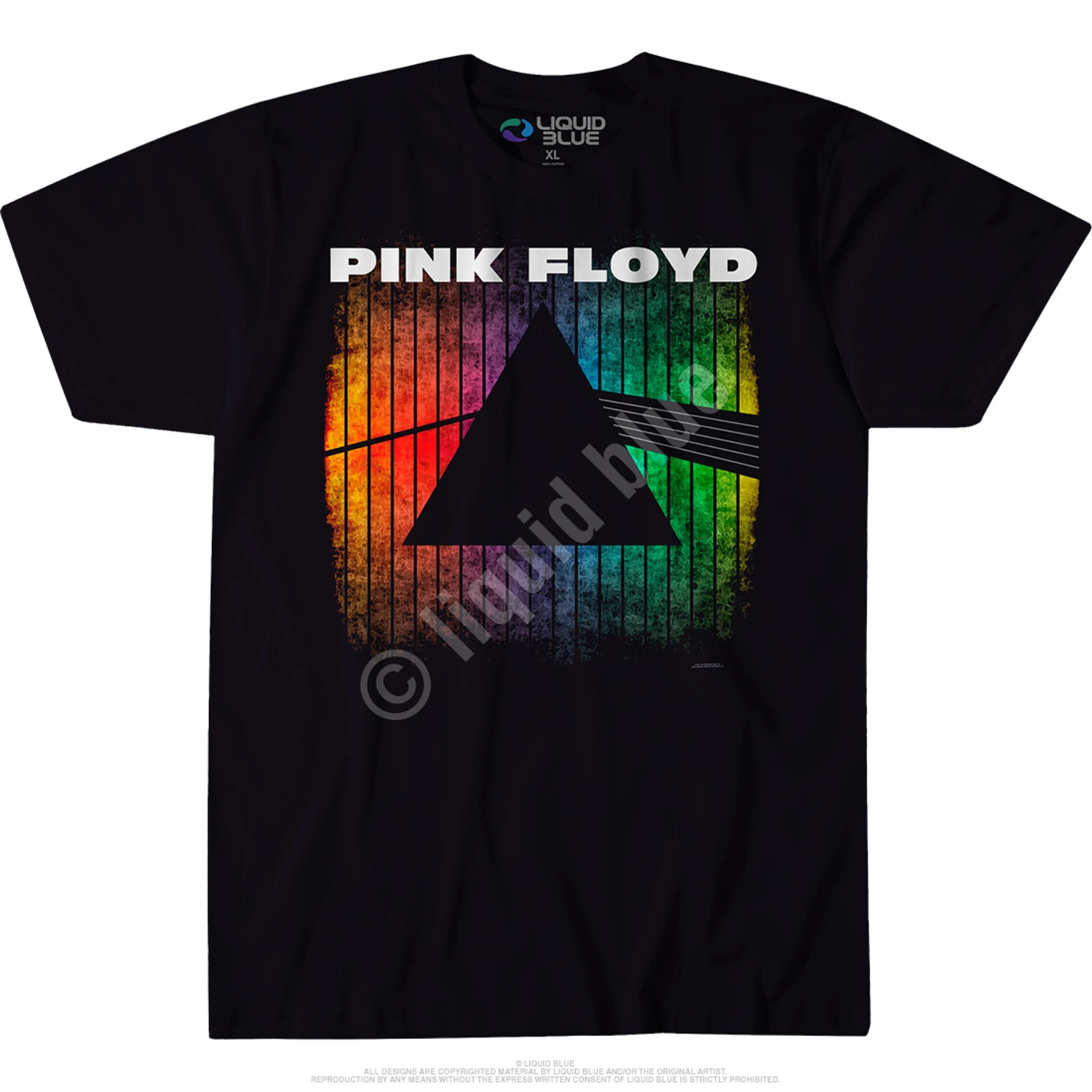 Pink Floyd Dark Side Silhouette Black Athletic T-Shirt 3 Pink Floyd Dark Side Silhouette Black Athletic T-Shirt - Image 3