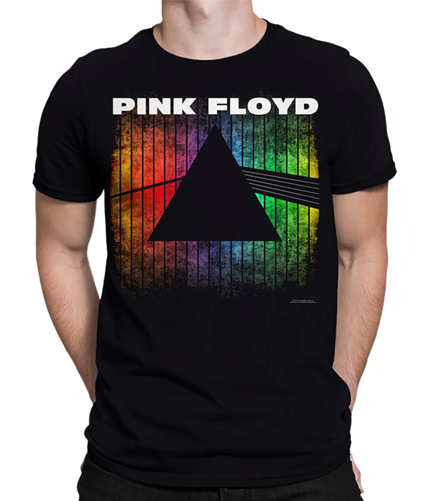 Pink Floyd Dark Side Silhouette Black Athletic T-Shirt 1 Pink Floyd Dark Side Silhouette Black Athletic T-Shirt
