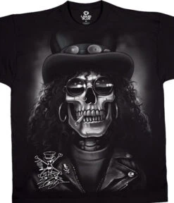 Slash Skull Black T-Shirt